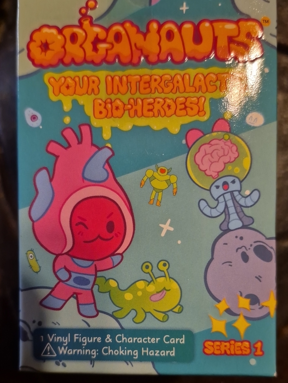 Series 1 Blindbox Organauts Vinyl Figure and Card
